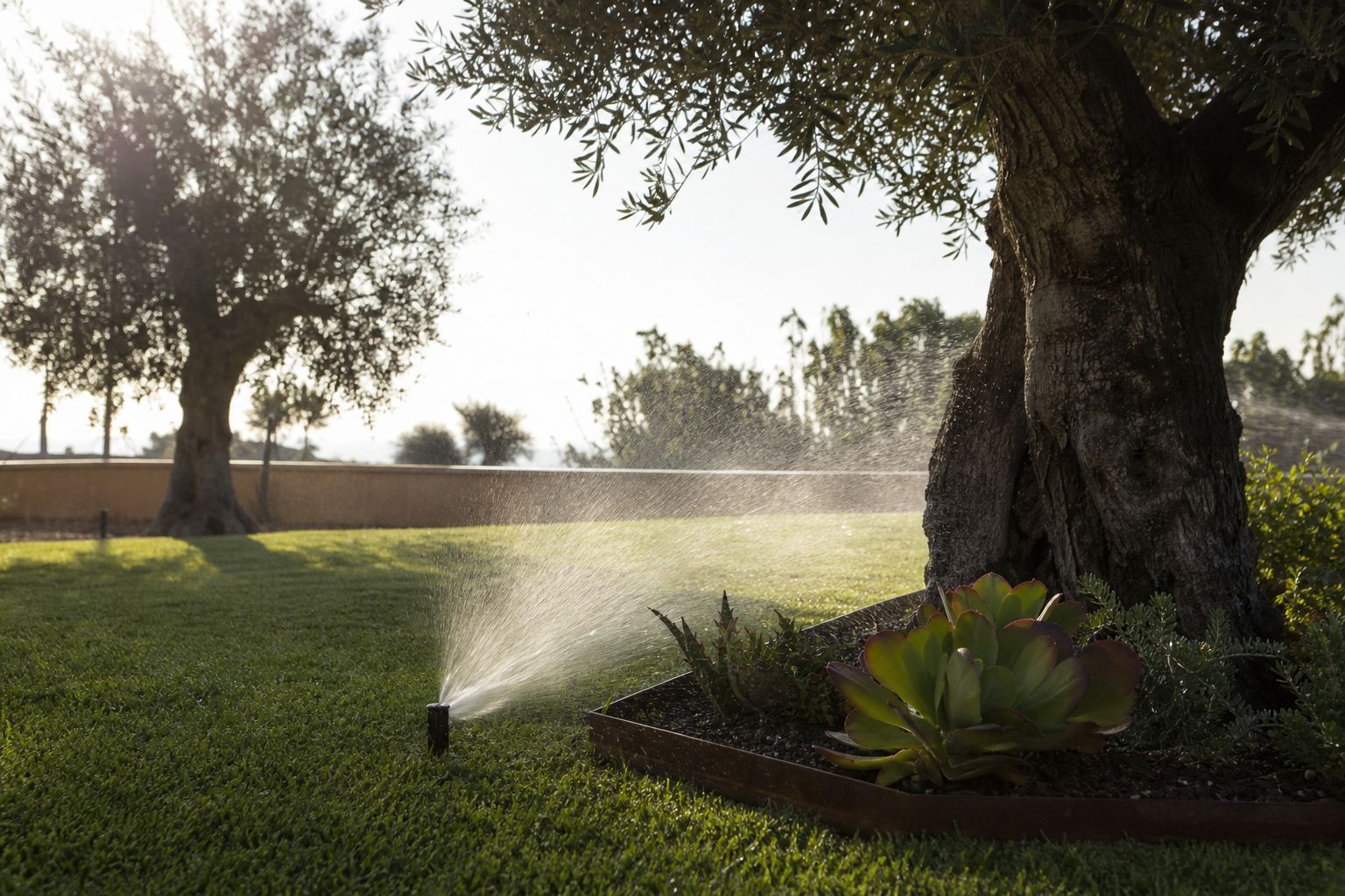 Impianto di irrigazione da giardino
