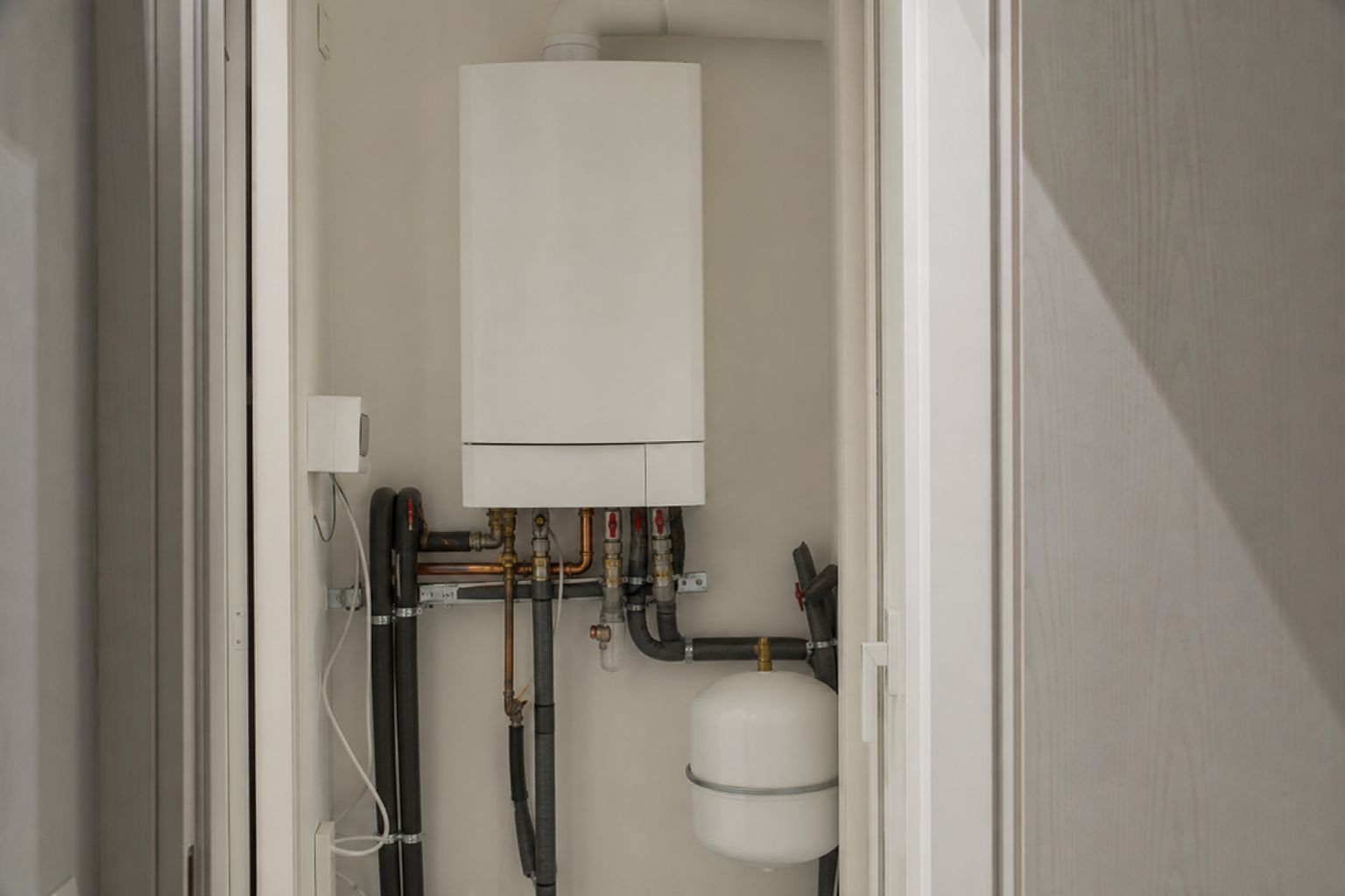 Impianto gas in cantiere